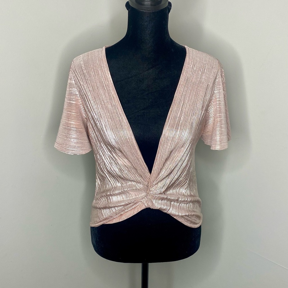 Dressy rose top